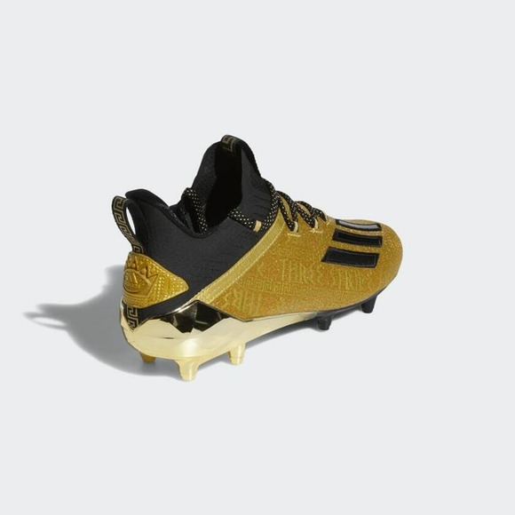 Adidas Adizero New Reign Gold Cleats Model# EF8597 Men's Size 18 - Picture 5 of 9
